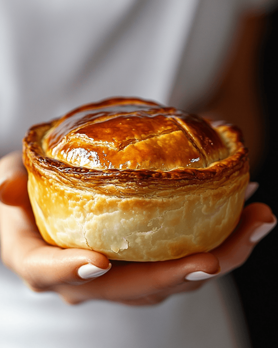 Elegant artisan pie fresh from the oven